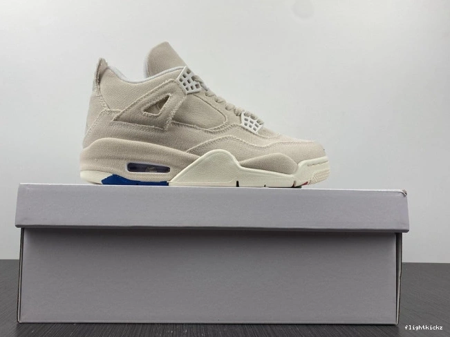 Jordan Retro Blank (W) 4 DQ4909-100 Canvas 1019